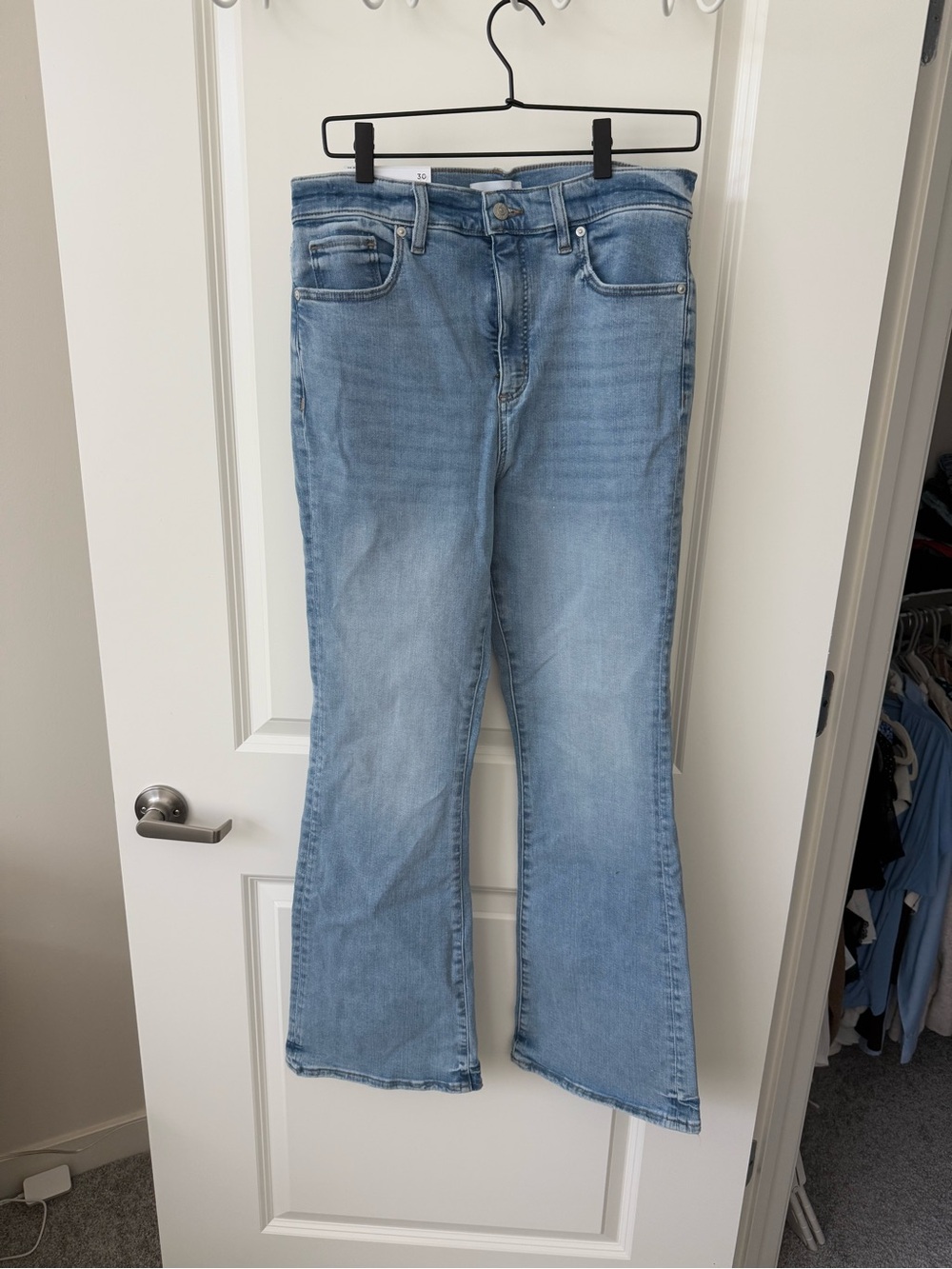 LOFT Light Blue Flare Jeans